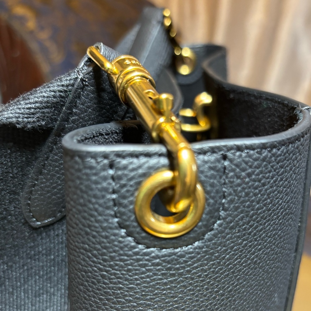 NWOT - Celine Sangle Seau Bucket Small Bag - Black - Picture 5 of 13